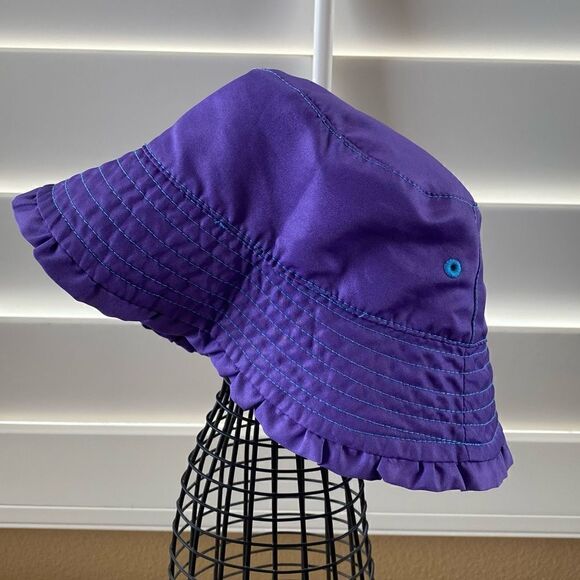 UV Skinz Reversible Girls Sun Bucket Hat SPF 50 Purple, Blue, Red & White. OS. - Picture 4 of 7